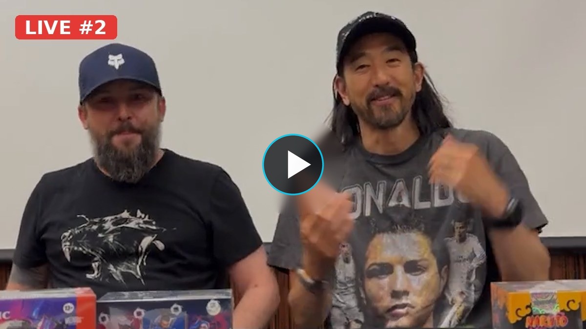 The second live with Steve Aoki, Monday morning